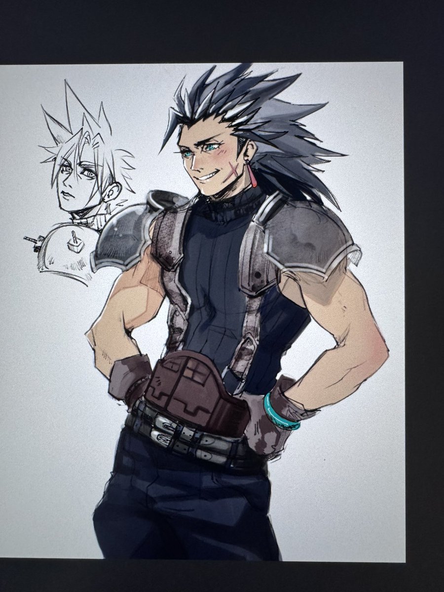 Me too, me too cloud #FinalFantasy #FinalFantasyVII #zackfair #CloudStrife