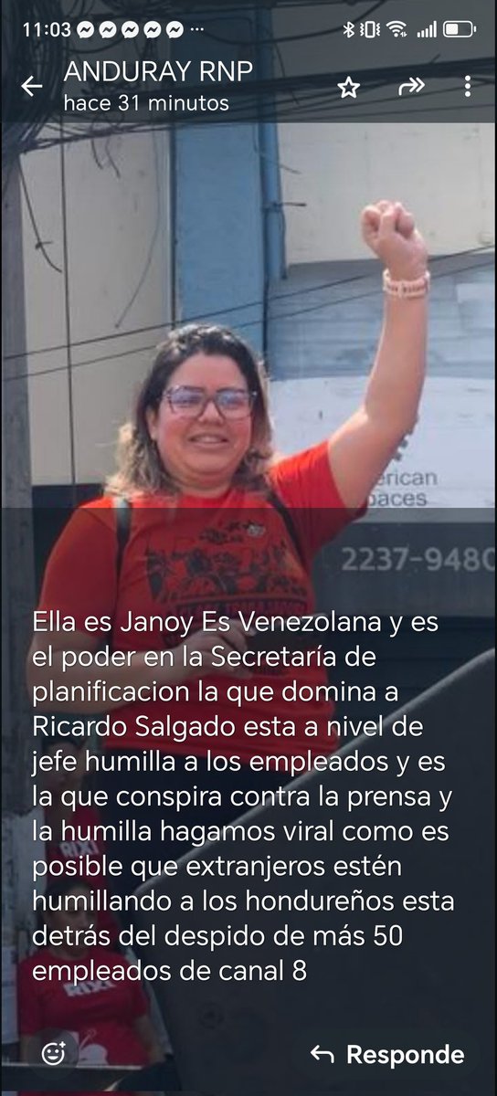 VENEZOLANA ES LA QUE MANDA EN SECRETARIA DE PLANIFICACIÓN Y ESTRATEGIA.