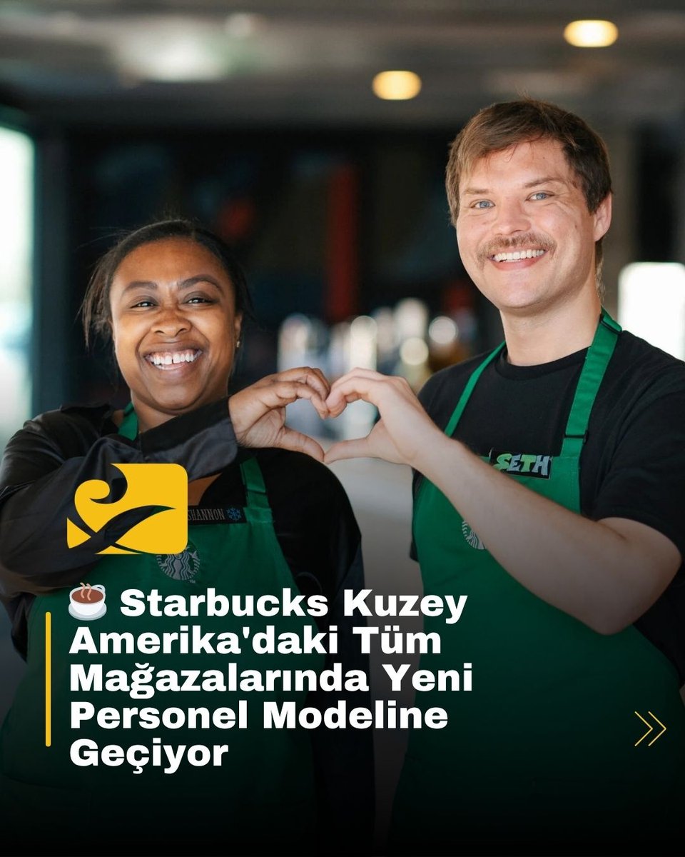 ☕ Starbucks Kuzey Amerika'daki Tüm Mağazalarında Yeni Personel Modeline Geçiyor

alaturka.com/starbucks-kuze…

🚀 Starbucks’tan büyük değişim!
Kuzey Amerika'daki 18.000 şubede yeni personel modeliyle hizmet süresi kısalıyor, kalite artıyor.
#Starbucks #MüşteriDeneyimi