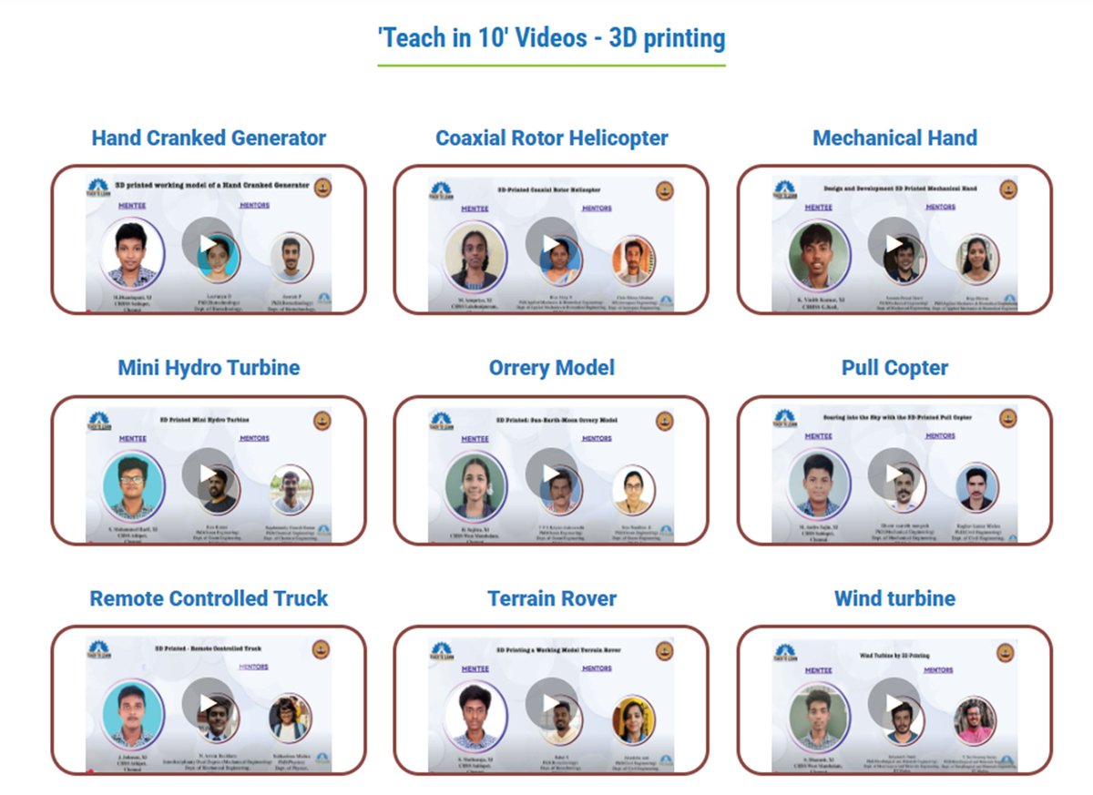 TeachTo_Learn's tweet photo. 🎬 Teach in 10 — Edition 3.0 is ready to roll out!
This year, it’s grander, sharper and powered by more creative minds behind the lens — with even more concepts packed into sharp 10-minute videos of learning.
📅 JUNE 14#TeachIn10 #MentorshipMatters #IITMadras#IGMMR #Malappuram https://t.co/o0IT5JHd4T