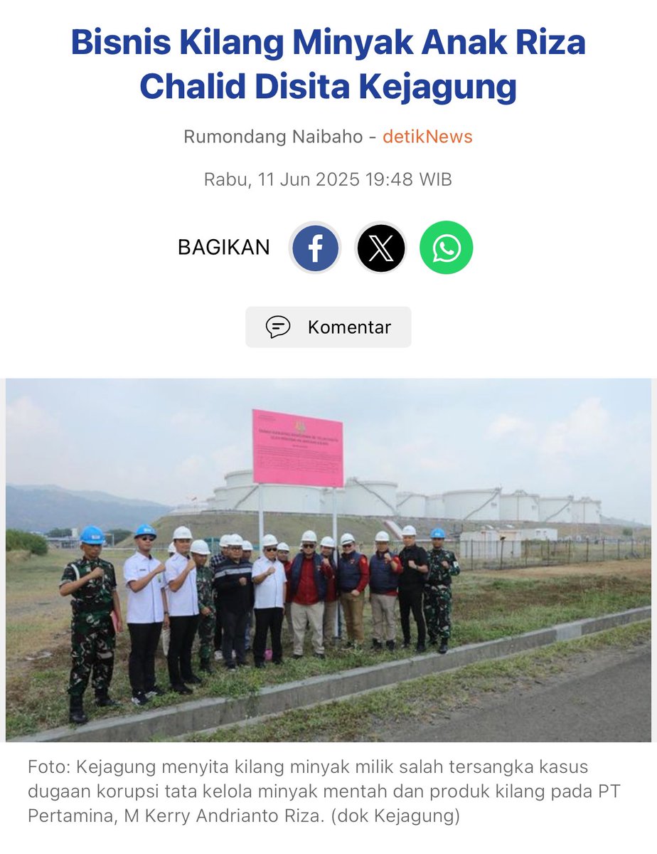 Update Korupsi Minyak Pertamina Bos!

Beralih sejenak dari kasus korupsi chrome book dan soal timnas kalah kita bahas dulu perkembangan korupsi minyak mentah pertamina. Karena ada update menarik.

Kemarin ada yang nyinyir bilang kasus korupsi Pertamina ngambang, Kejagung diem