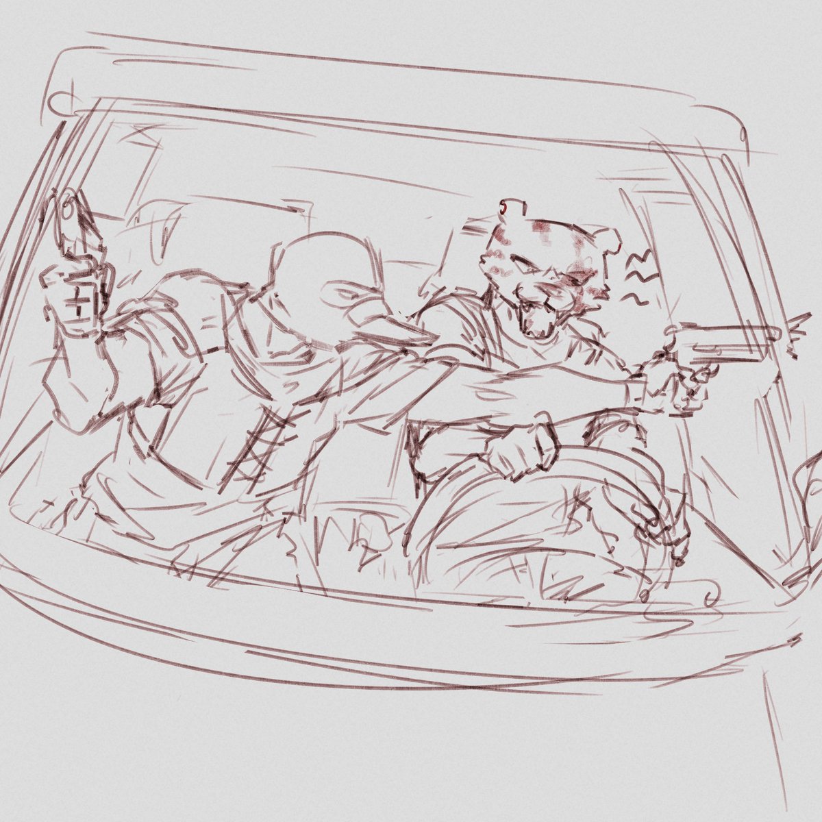 rokuhashi_8's tweet image. Hotline Miami 2️⃣