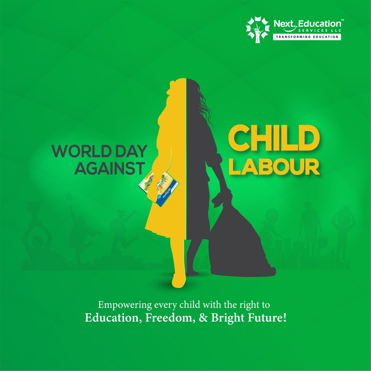 NextEducationAE's tweet image. This World Day Against Child Labour, let’s remind the world that every child deserves education, safety, and a carefree childhood. Awareness today builds a fairer tomorrow.
#WorldDayAgainstChildLabour #ProtectOurChildren #NextEducation