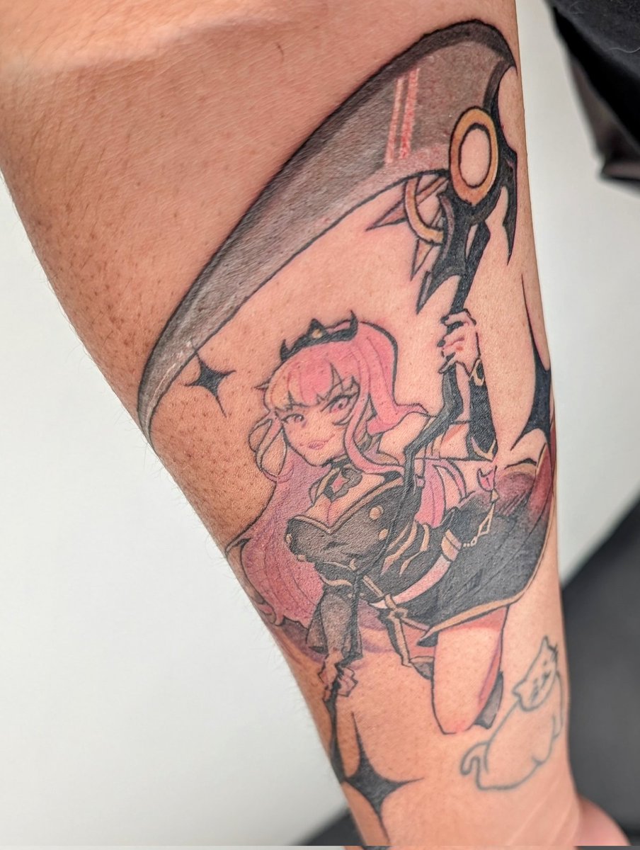 spidergweb's tweet image. I think Mori Calliope is pretty cool
Done by Sel at ModoInk Tattoo!
#MoriCalliope #callillust