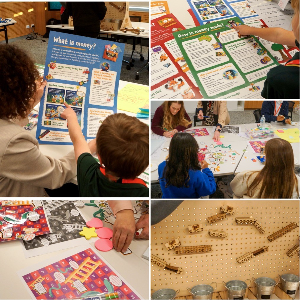 Prototype Testing Time with Children’s University!

Yesterday we held a follow-up session with some bright young minds to explore what kids need to feel confident with money.

A collab between Bank of us, the kids, and Children’s University via the Peter Underwood Centre at UTAS.