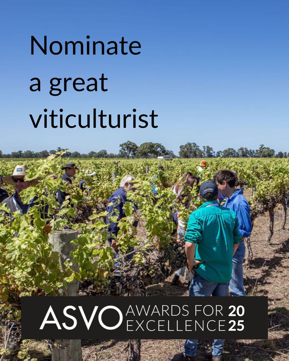 We're calling for nominations for the 2025 Viticulturist of the Year by the end of June.  The chosen recipient will not only manage great vineyards, but they will share their knowledge and expertise with others generously. Nominate someone today at buff.ly/m4nDCpC