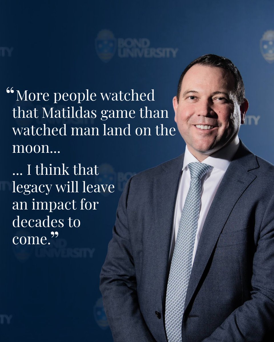 Bond University (@bonduniversity) on Twitter photo From the Matildas to the Canadian Soccer business, Bond's 2025 Alumni Medal winner and Football Australia CEO James Johnson is passionate about using the power of sport to drive change.
Read the story here: brnw.ch/21wTkOJ From the Matildas to the Canadian Soccer business, Bond's 2025 Alumni Medal winner and Football Australia CEO James Johnson is passionate about using the power of sport to drive change.
Read the story here: brnw.ch/21wTkOJ