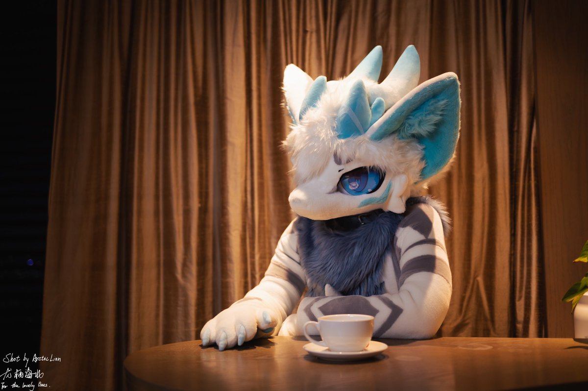 Eloi_Hyperion's tweet image. 要來嘗嘗夜魔的昏睡紅茶嗎？睡著之後，可就由不得你了哦～
#FursuitsEveryday