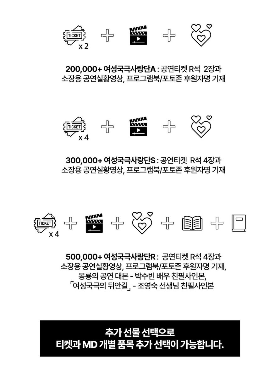 ✨ 여성국극 텀블벅 펀딩 종료 D-6 ✨

새로운 리워드가 추가되었습니다! 

‘소장용 공연실황영상’부터 ‘몽룡의 공연 대본(박수빈 배우 친필싸인본)’까지 알차게 준비돼 있어요!

여유 되시는 분들 많은 관심과 후원 부탁드립니다 ☺️🩵

🔗 펀딩 참여 링크: airbridge.tumblbug.com/9owh6w
