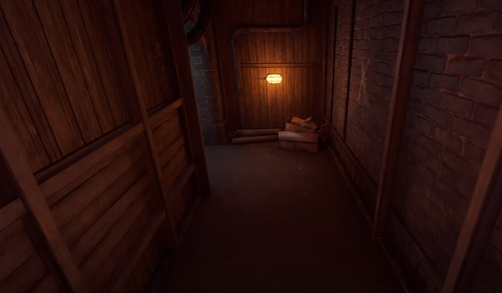 My brainrot consumes me, not only can I not unsee that the place in RUIN is built from the same materials as MCM, but I can't stop looking at the lamp. I mean, to me it looks like the same lamp model..