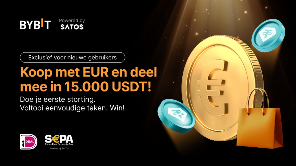 Zet vandaag nog je eerste stap in crypto — en maak kans op een deel van de 15.000 USDT prijspot!

🗓 Periode: 12 juni 2025, 17:00 CEST – 30 juli 2025, 17:00 CEST

Zo doe je mee:
1️⃣ Stort €50 → ontvang 5 USDT airdrop
2️⃣ Stort €100 → ontvang 10 USDT airdrop
3️⃣ Ga naar de