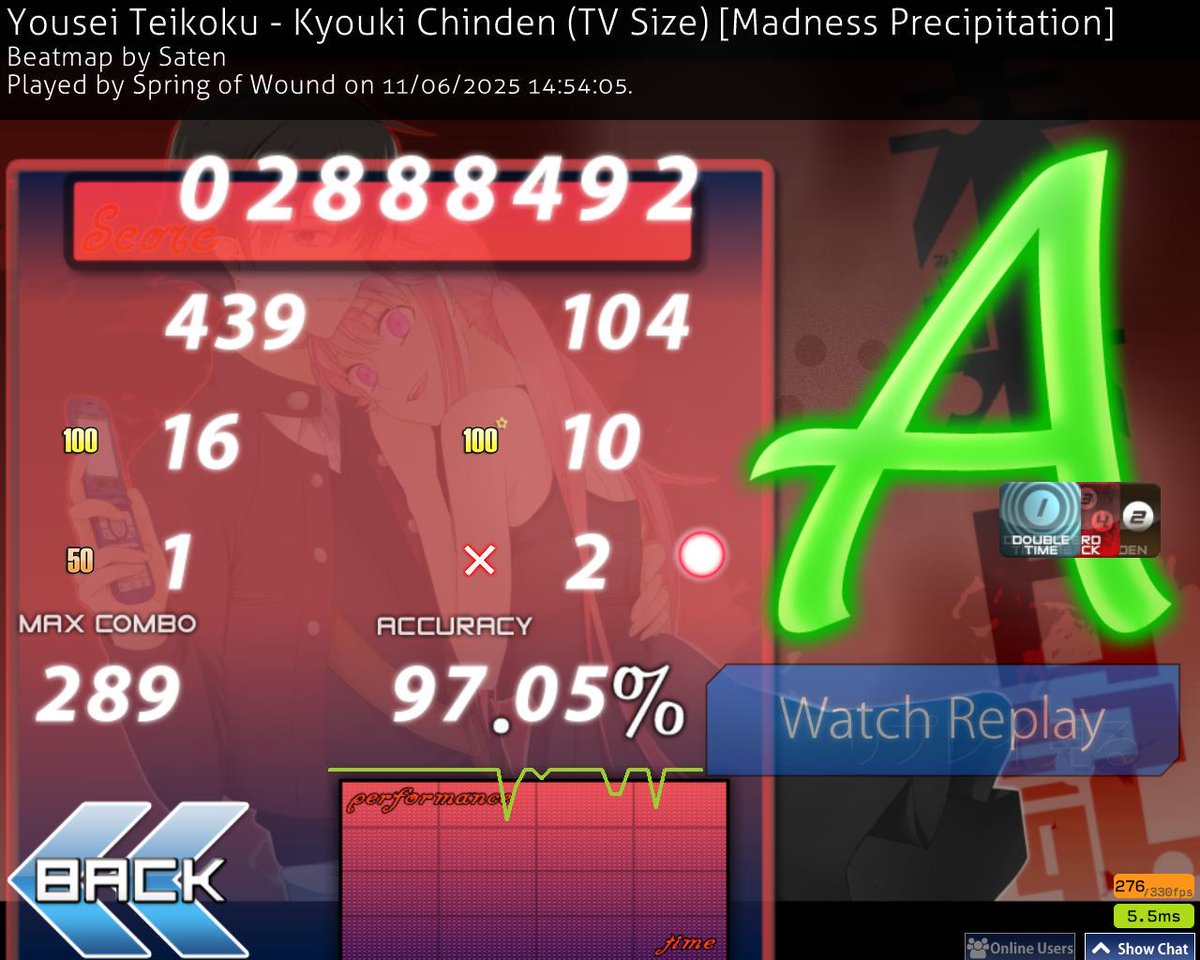 June 11th, 2025's Scores of the Day:

EZChamp's First SS on Flower Dance [Titania NC 9.8].

atlas' 3mod 2x miss on Kyouki Chinden [Madness Precipitation].