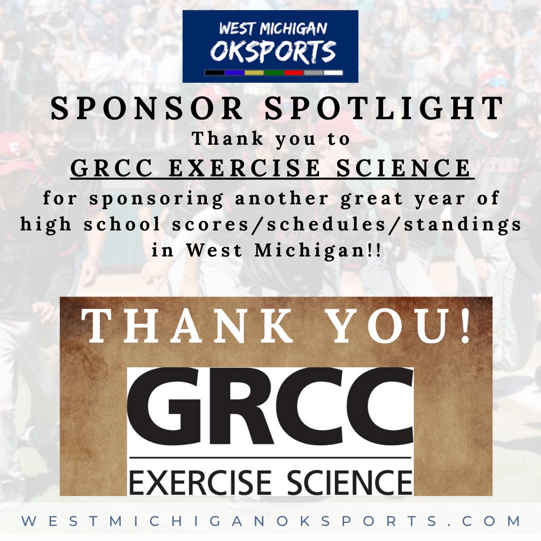 Don Patten (@westmichspartan) on Twitter photo We couldn't do this without our great sponsors!!
Thank you to GRCC Exercise Science for their support of westmichiganoksports.com !!
<a href="/PowerStrengthTS/">PowerStrength Training Systems</a> <a href="/jhutt5/">Jason Hutton</a> <a href="/Hugeshow/">HUGE</a> <a href="/grcc/">Grand Rapids Community College</a> <a href="/MLiveSports/">MLive Sports</a> <a href="/jackdoles/">Jack Doles</a> <a href="/thesportsprojec/">Steven Project, MBA</a> <a href="/lenny_padilla/">Lenny Padilla</a> <a href="/Patrick_Nothaft/">Patrick Nothaft</a> We couldn't do this without our great sponsors!!
Thank you to GRCC Exercise Science for their support of westmichiganoksports.com !!
<a href="/PowerStrengthTS/">PowerStrength Training Systems</a> <a href="/jhutt5/">Jason Hutton</a> <a href="/Hugeshow/">HUGE</a> <a href="/grcc/">Grand Rapids Community College</a> <a href="/MLiveSports/">MLive Sports</a> <a href="/jackdoles/">Jack Doles</a> <a href="/thesportsprojec/">Steven Project, MBA</a> <a href="/lenny_padilla/">Lenny Padilla</a> <a href="/Patrick_Nothaft/">Patrick Nothaft</a>
