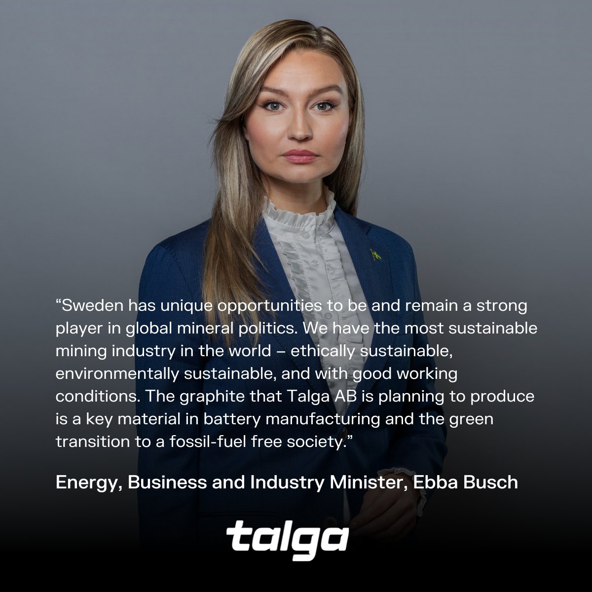 With the Swedish Government’s decision to dismiss all appeals, the exploitation concession for our Nunasvaara South graphite mine is now in force✅

A major step toward supplying sustainable anode materials from Europe, for Europe and beyond🇪🇺

Read👉…agroup.eu-central-1.linodeobjects.com/app/uploads/20…