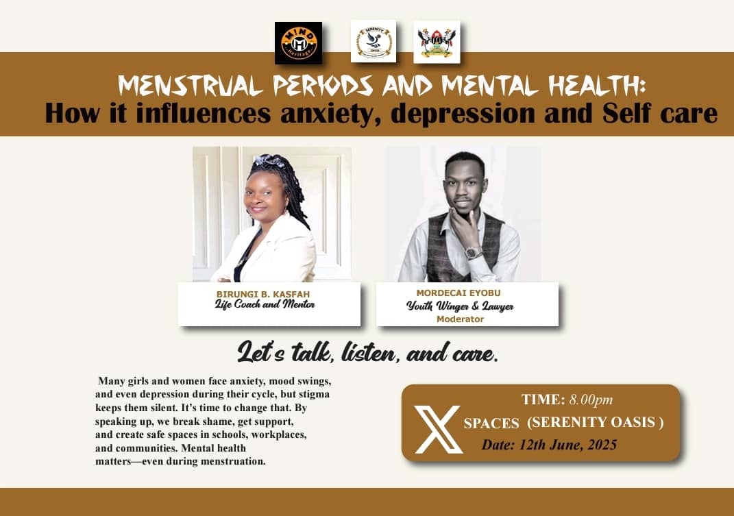 A week back I was conversing about menstruation with my colleagues both men and women , surprisingly my sisters said IF they go to a shop to buy pads &amp; find it's a man in the shop, they move away for it makes them feel shy 🤭. Join us to talk about this important topic at 8:30Pm