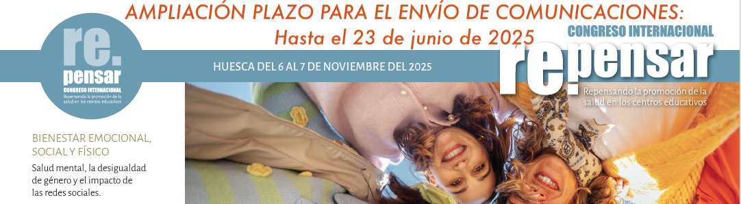 ¡Ampliamos la fecha de entrega de comunicaciones hasta el 23 de junio de 2025!

Toda la información: grupoefypaf.unizar.es/ampliado-plazo…

Os esperamos.