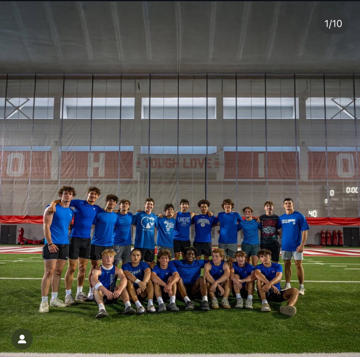 Had a great time competing with these guys today at the <a href="/OhioStateFB/">Ohio State Football</a> 7-on-7 today. Can’t wait to keep getting better everyday. <a href="/GALancerAD/">Gilmour Athletics</a> <a href="/CoachSeanOToole/">Sean O'Toole</a> <a href="/GALancerFB/">Gilmour Academy Football</a> <a href="/BradMaendler/">Brad Maendler</a>