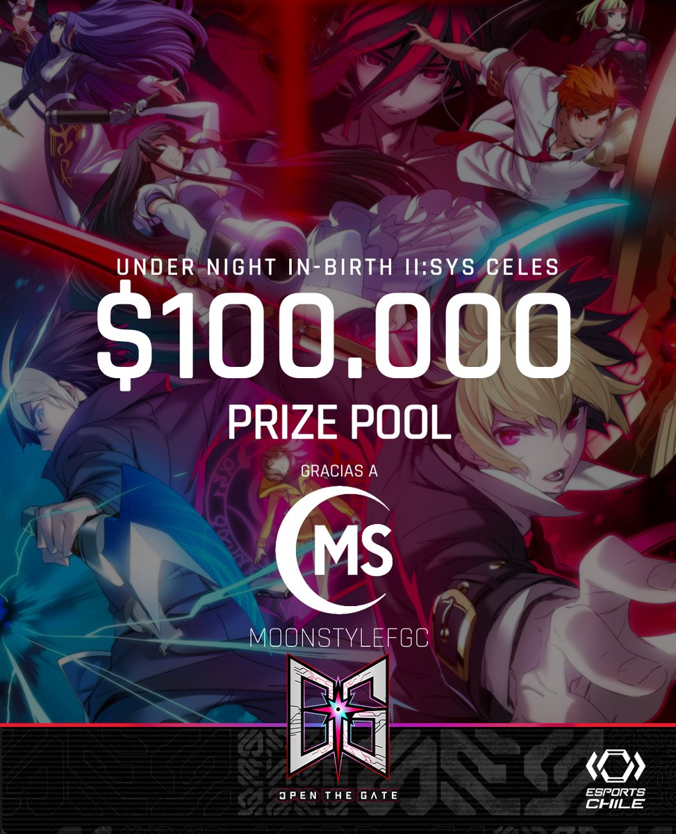 OpenTheGatesCL's tweet image. POZO ADICIONAL!! 

Se agregarán 100.000 pesos al pozo base de UNI2!! esto es gracias a @MoonStyleFGC  !! Esperamos contar con su participación en este gran título!!