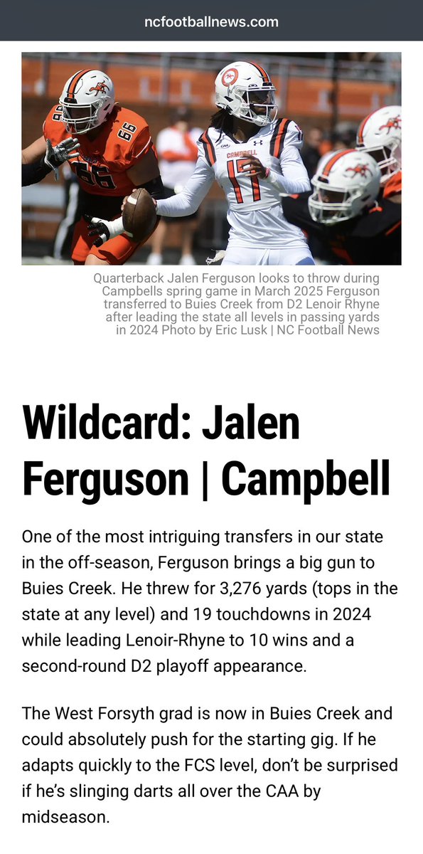 It’s go time <a href="/2kFerg/">Jalen Ferguson</a> #begreat