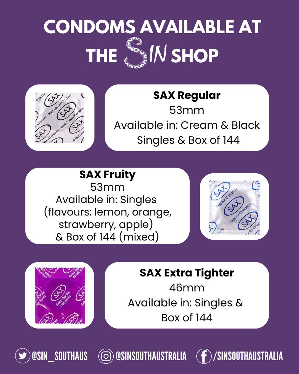2/2

C0nd0ms! C0nd0ms! C0nd0ms!
We got lots of ‘em!!!

The SIN Shop stocks low-cost condoms and other safer s*x products like dams, internal condoms, and lube. We also stock sponges! We are open to s*x w*rkers as well as the general public. Stop by and see what we’ve got!