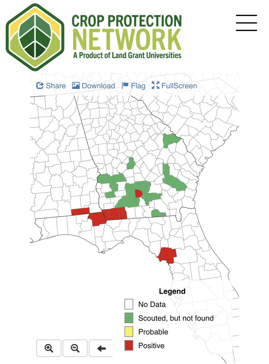 bobkemerait's tweet image. Current reports of southern corn rust. The sky is not falling, but I have tremendous respect for this disease. For growers in SW GA, no need for fungicides before tassel or once crop reaches hard-dough stage. Need for fungicide should be considered carefully between these stages.