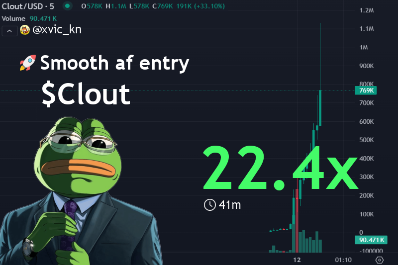 xvic_kn's tweet image. Called $CLOUT at $36.7k 🚀  
Now sitting pretty at $822.2k 💰  
22.4X profit — told y’all, early birds catch the biggest bags 🐦🔥  
Glad I shared the vibe 🙌

👉 #Clout called at: t.me/DegenPumpfunSi…

$Clout
Fxb2Spt5fxoRZNeiMro2RFvr5vDKAggJYdgZVvJvpump
$SOL #memecoin