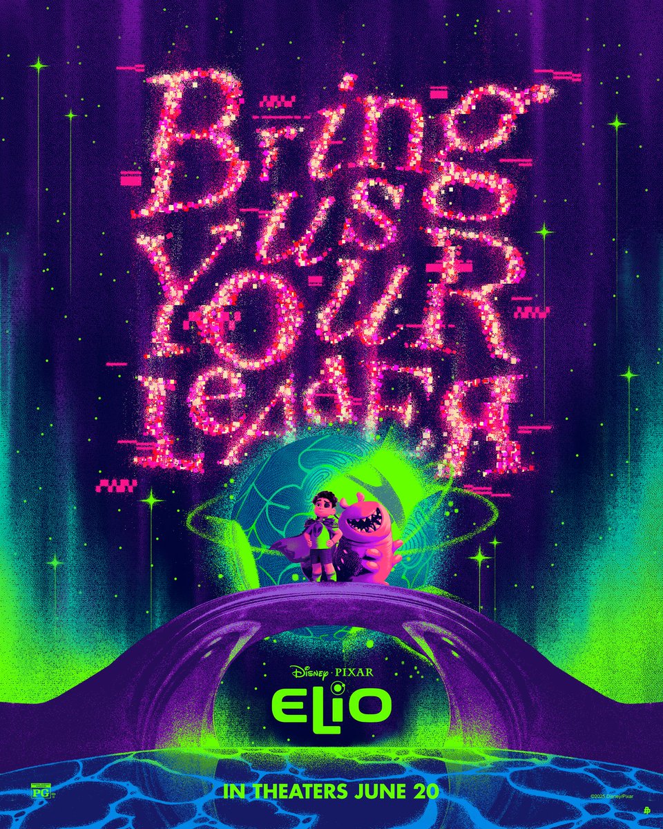 Excited to share my latest work for Pixar’s newest release, Elio! Huge thanks to <a href="/Pixar/">Pixar</a>  and <a href="/PosterPosse/">Poster Posse</a>  for bringing me on board!