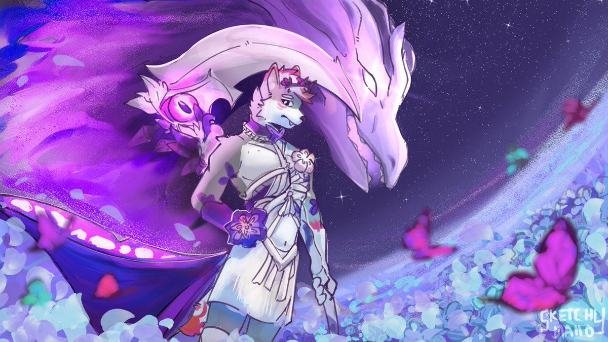 SketchyMallo's tweet image. “May Death protect us!”
Commission for: @NeptuneKit