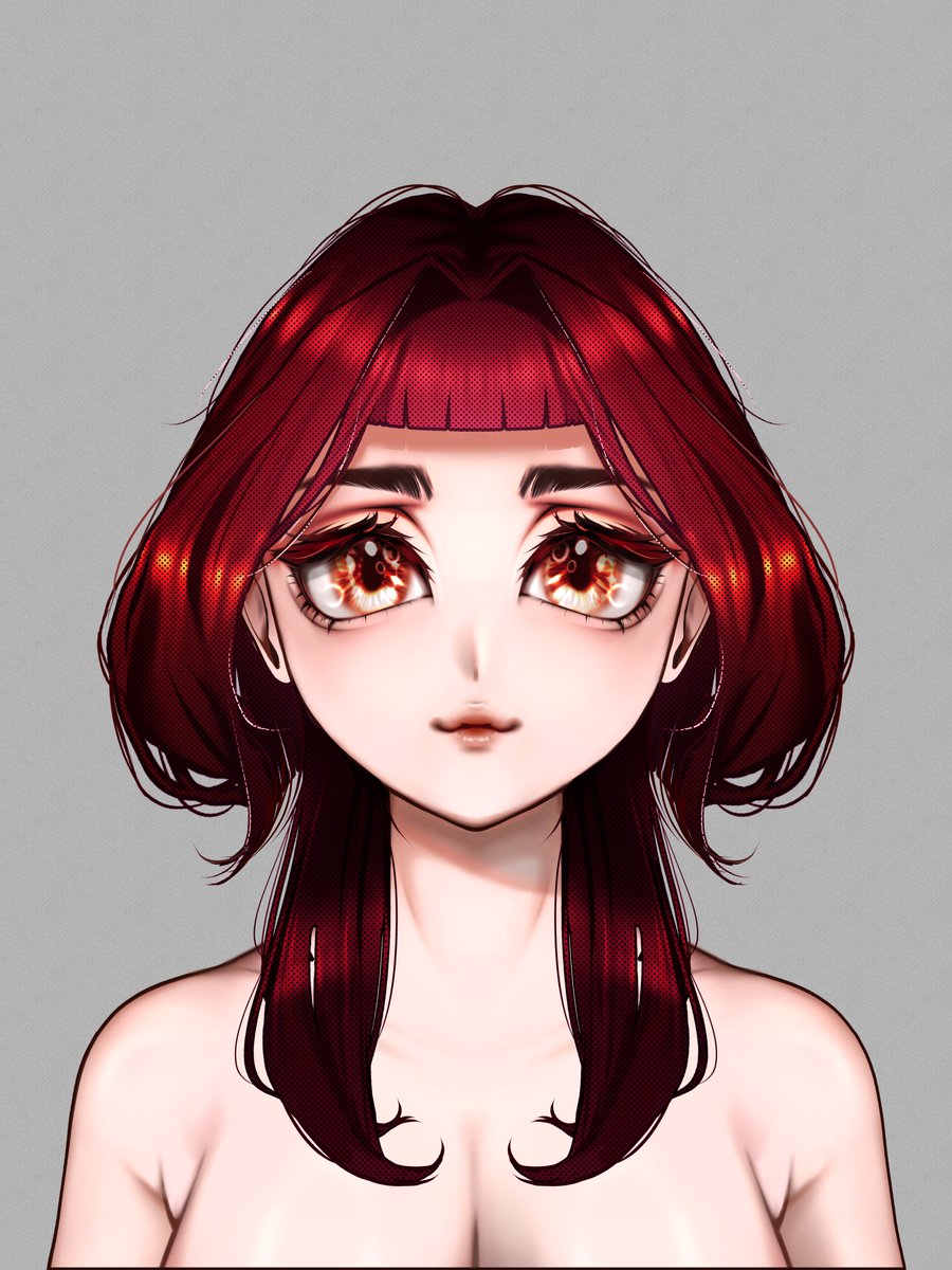 DarkChysta's tweet photo. Now that I'm finally done the model, I actually have time to draw again!

I wanted to practice some bust shots, and work on developing my rendering skills. I'll probably do more, cause it was fun :3

#Vtuber #VTuberUprising https://t.co/9wibcf2YjX