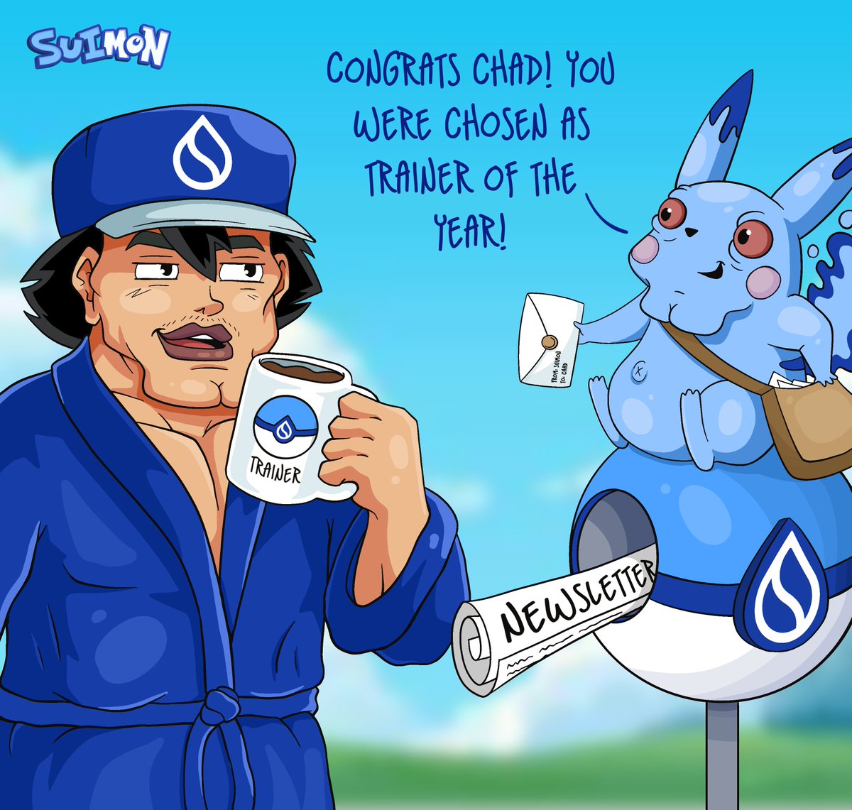 Just another day being built different. ☕📬