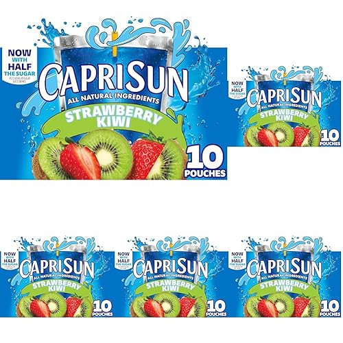 I just received Capri Sun Strawberry Kiwi Naturally Flavored Kids Juice Drink Blend (10 ct Box, 6 fl oz Pouches) (Pack of 5) - 6 Fl Oz (Pack of 50) from Anonymous via Throne. Thank you! throne.com/britbxb #Wishlist #Throne