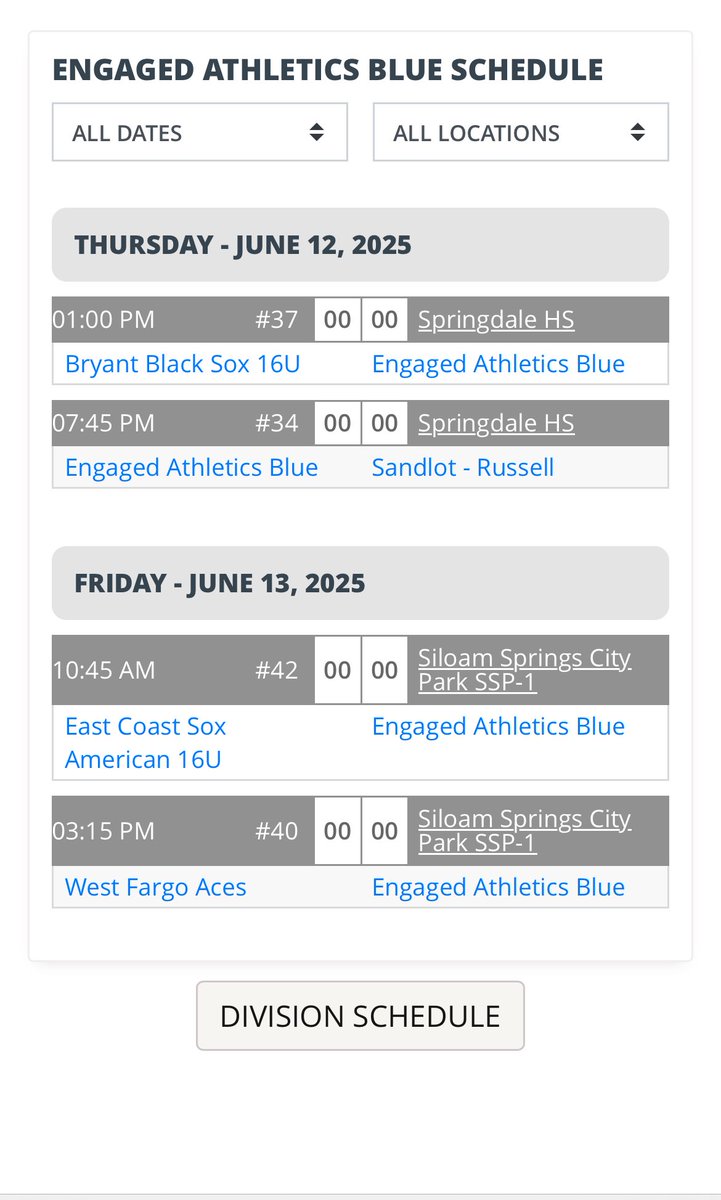 Matt Cisco (@cisco2_matt) on Twitter photo Down in Arkansas this weekend for the Chad Wolff Classic tournament with <a href="/EngagedBaseball/">Engaged Athletics Baseball</a>. Come watch us compete!! My schedule is below. <a href="/FiveTool/">Five Tool Baseball</a> <a href="/FiveToolAR/">Five Tool Arkansas</a> <a href="/BUncommitted/">Baseball_Uncommitted</a> <a href="/PG_Uncommitted/">PG_Uncommitted</a> <a href="/PB_Uncommitted/">Prep Baseball Uncommitted</a> <a href="/Piratebaseball/">PC Baseball</a> <a href="/RecruitPC/">Recruit PC Pirates</a> Down in Arkansas this weekend for the Chad Wolff Classic tournament with <a href="/EngagedBaseball/">Engaged Athletics Baseball</a>. Come watch us compete!! My schedule is below. <a href="/FiveTool/">Five Tool Baseball</a> <a href="/FiveToolAR/">Five Tool Arkansas</a> <a href="/BUncommitted/">Baseball_Uncommitted</a> <a href="/PG_Uncommitted/">PG_Uncommitted</a> <a href="/PB_Uncommitted/">Prep Baseball Uncommitted</a> <a href="/Piratebaseball/">PC Baseball</a> <a href="/RecruitPC/">Recruit PC Pirates</a>