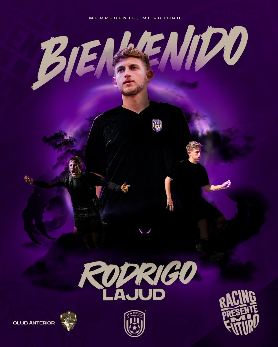 RacingVeracruz_'s tweet photo. 😈🔍 El Monstruo encontró el nombre de un refuerzo más 

Bienvenido a Racing de Veracruz, Rodrigo Lajud 👊🏻

📝 https://t.co/vEFMCOKz3O

#ElMonstruoLlama 📞 https://t.co/czdCSlpqlJ