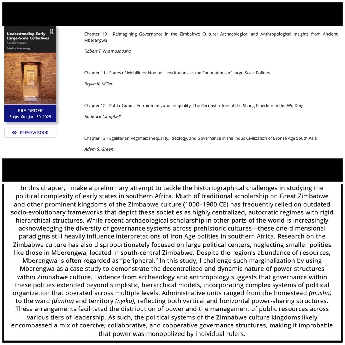 African Archaeology Lab tweet media