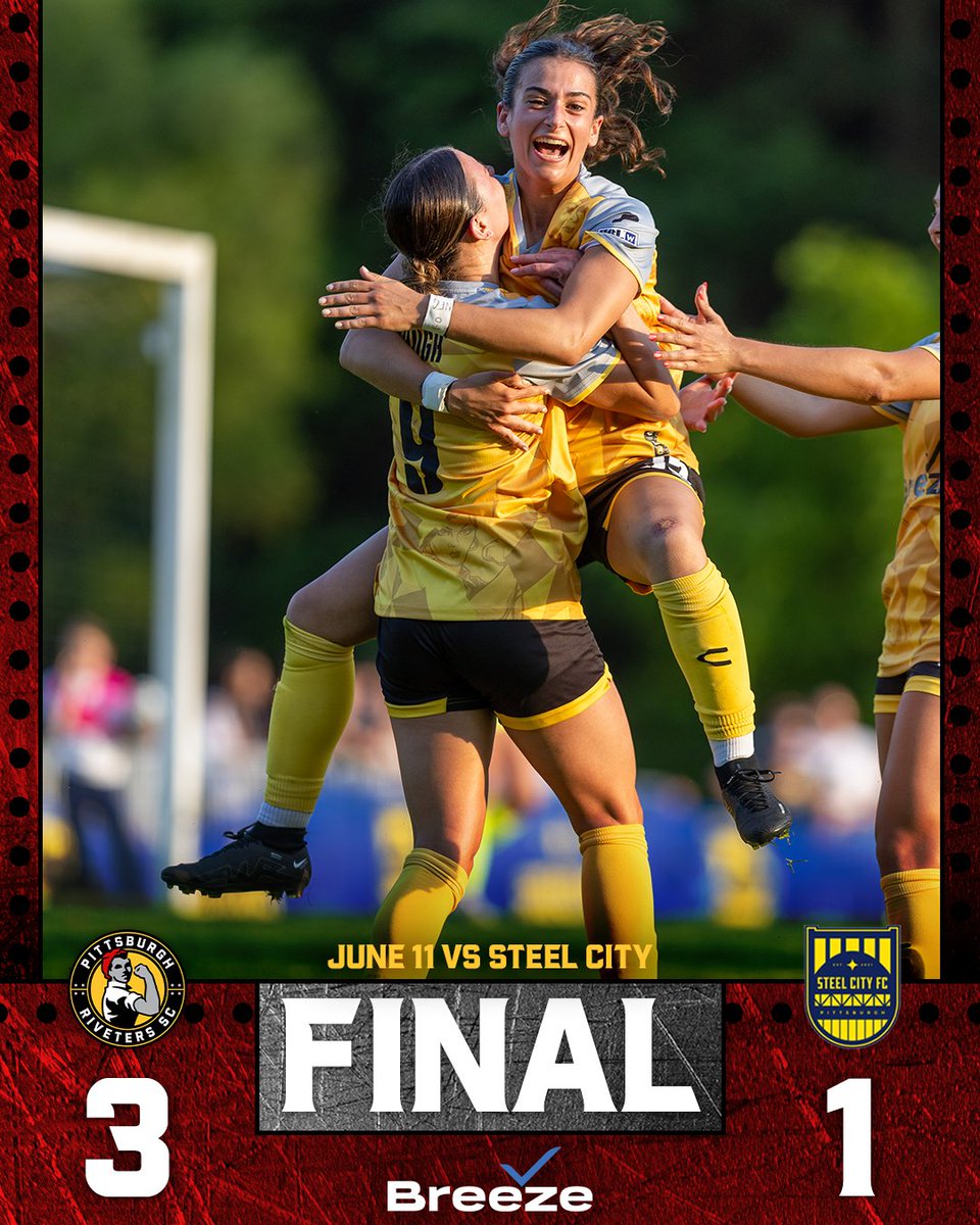 Heading back to the city on top of the division! 💪💪

See everyone at Highmark on Sunday! 

#STCvPIT #RivetersRise