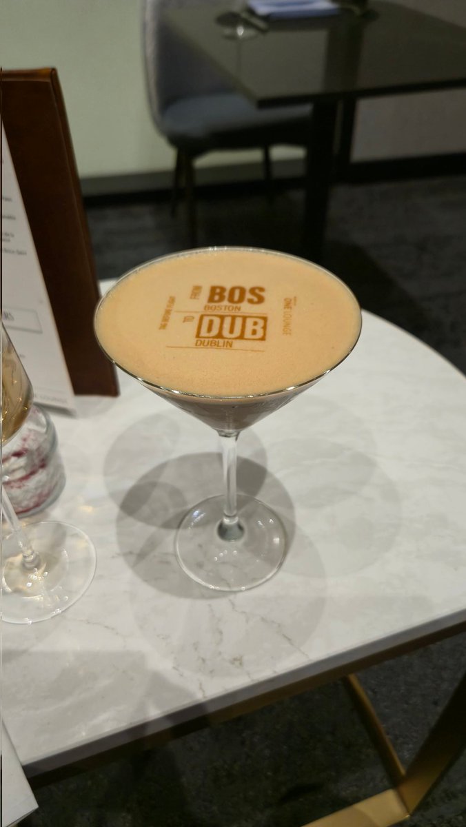 Have to love the extra touches they do for you in the Delta One Lounges.