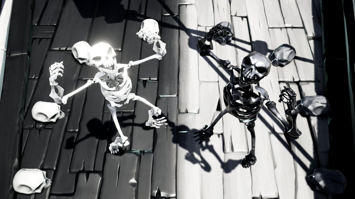 Countin' heads.

Theme: Stunning Skeletons
<a href="/SeaOfThieves/">Sea of Thieves</a>
#SeaOfThieves
#SoTShot