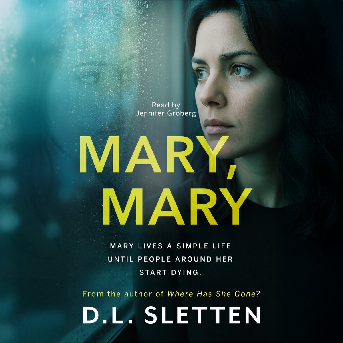 DLSlettenAuthor's tweet photo. So happy to share that MARY, MARY is now available in Audiobook.  Read by the talented Jennifer Groberg. You can grab it here: https://t.co/j0U2hrkQ7F 

#audiobook #psychologicalthriller #domesticthriller #NewRelease https://t.co/XcRP5rhSge