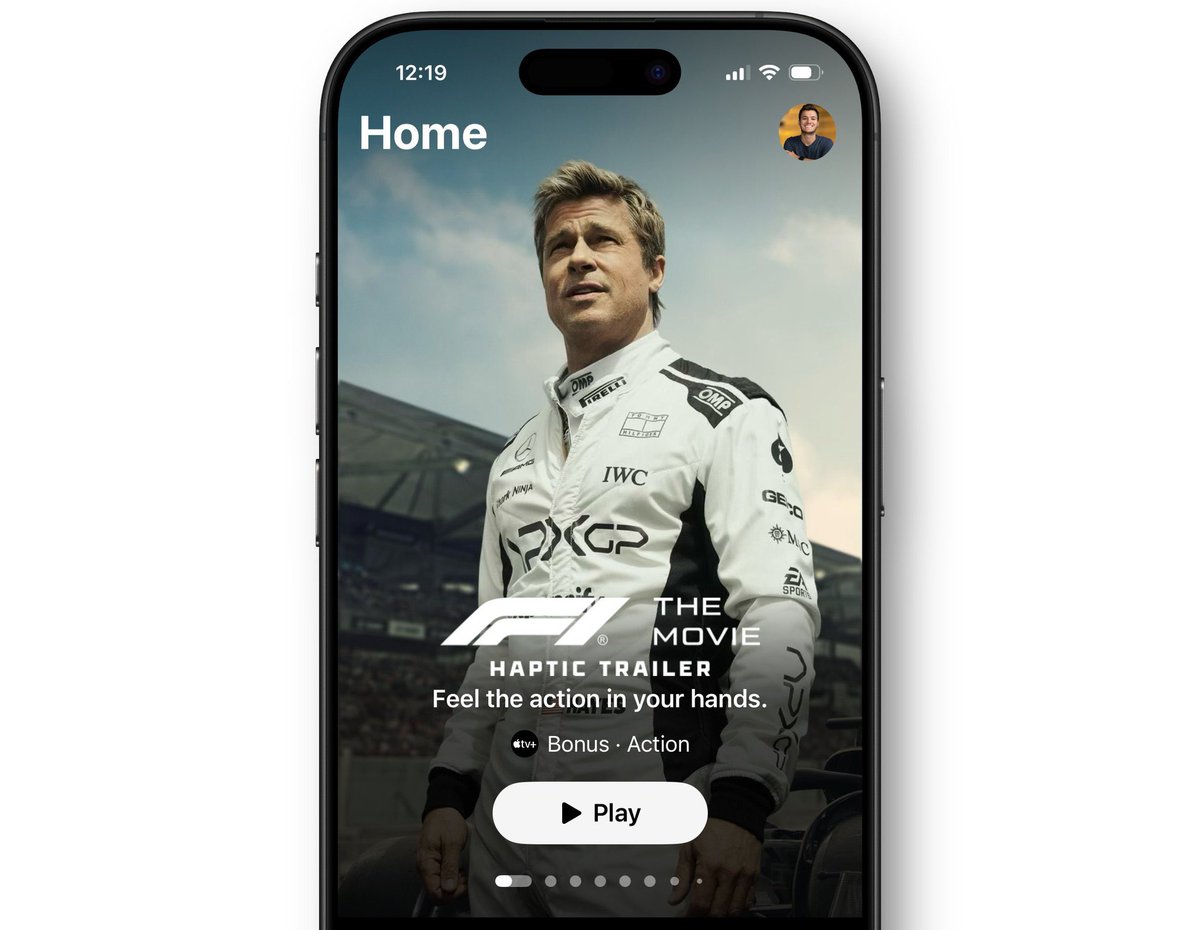 You gotta watch the new #F1TheMovie trailer! tv.apple.com/us/clip/haptic…