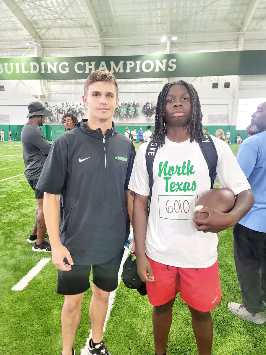 Jaylin (JHawk) Hawkins #2 (@jaylinhawkins02) on Twitter photo I am so thankful to attend the <a href="/UNTFootball/">#MeanGreenPride</a> camp. <a href="/HeritageFtball/">Heritage Football</a> <a href="/E_Edwards49/">Eric Edwards</a> <a href="/PlayBookAthlete/">PLAYBOOK ATHLETE</a> <a href="/CoachTeddie/">Thomas Eddlemon M. Ed</a> <a href="/QBUniverseQBU/">QBUniverse</a> <a href="/QBHitList/">QBHitList.com</a> <a href="/TXTopTalent/">TX TOP TALENT</a> <a href="/CBrewerII/">Charlie Brewer</a> I am so thankful to attend the <a href="/UNTFootball/">#MeanGreenPride</a> camp. <a href="/HeritageFtball/">Heritage Football</a> <a href="/E_Edwards49/">Eric Edwards</a> <a href="/PlayBookAthlete/">PLAYBOOK ATHLETE</a> <a href="/CoachTeddie/">Thomas Eddlemon M. Ed</a> <a href="/QBUniverseQBU/">QBUniverse</a> <a href="/QBHitList/">QBHitList.com</a> <a href="/TXTopTalent/">TX TOP TALENT</a> <a href="/CBrewerII/">Charlie Brewer</a>