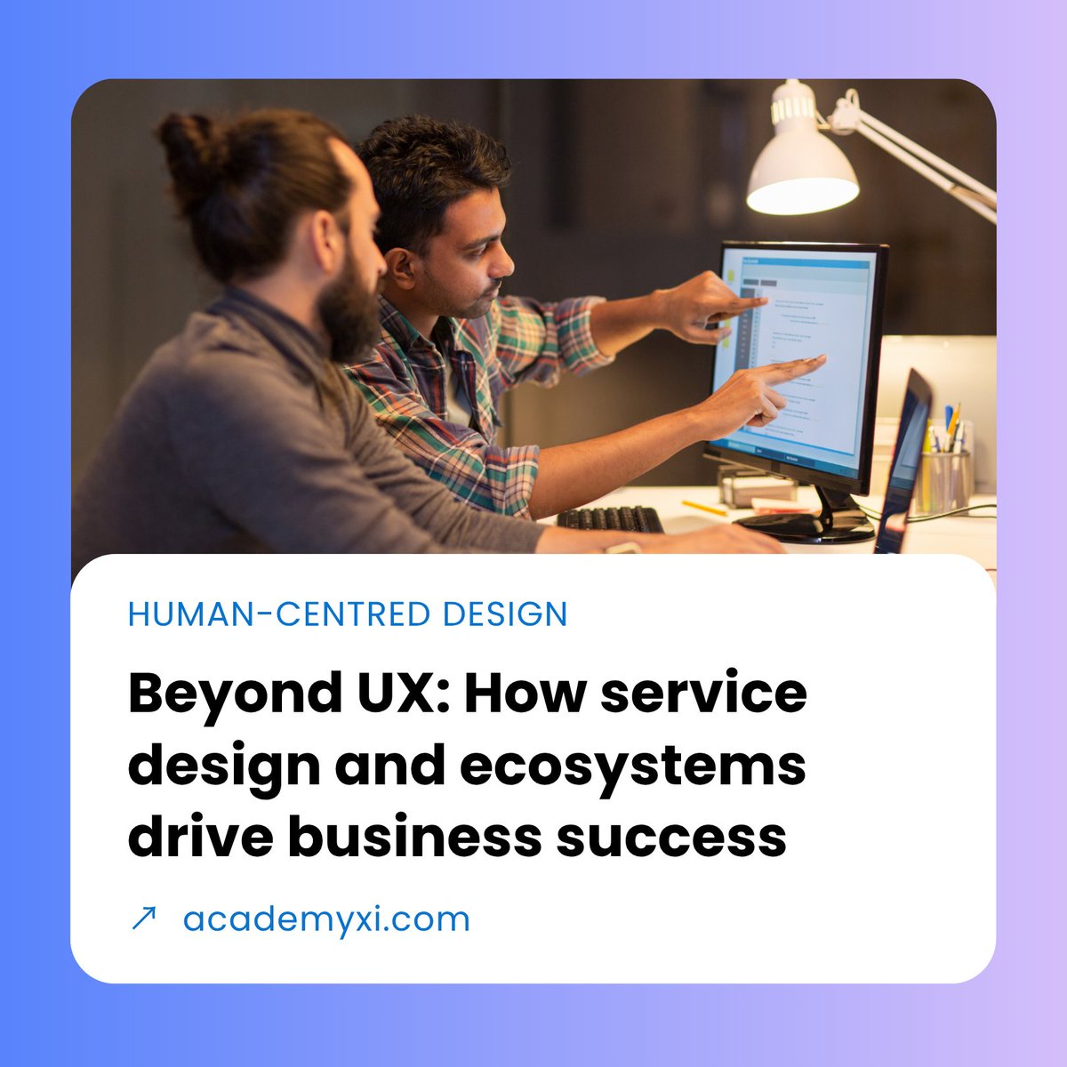 Great design goes beyond user-friendly apps; it’s about rethinking the entire customer ecosystem. Discover how #ServiceDesign helps businesses optimise systems, boost CX, improve efficiency &amp; drive growth.
👉 Read more: loom.ly/Grp-HFA