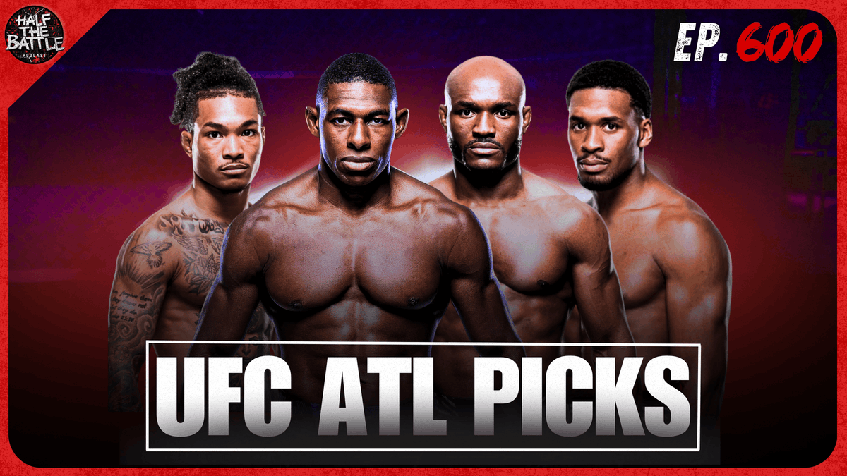 EPISODE 600 - UFC Atlanta🔥
A milestone show from my hometown ATLANTA
Lets get down to business! Video below👇