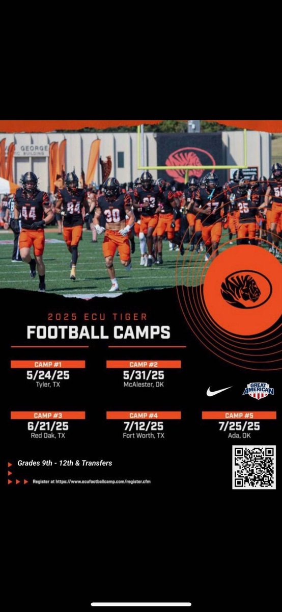 jj.villalobos2 (@jjvillalobos21) on Twitter photo Thank you <a href="/JamesCECU/">James Castillo</a> for an invite to compete at <a href="/ECUTigersFB/">ECU Tigers Football</a> camp!
<a href="/coacharoy/">Coach Roy</a>
<a href="/CoachTjones1/">Coach Tyson Jones</a>
<a href="/CoachNichols88/">Coach Nightmare Nichols</a>
<a href="/CoachWhiteDB1/">Coach White</a> Thank you <a href="/JamesCECU/">James Castillo</a> for an invite to compete at <a href="/ECUTigersFB/">ECU Tigers Football</a> camp!
<a href="/coacharoy/">Coach Roy</a>
<a href="/CoachTjones1/">Coach Tyson Jones</a>
<a href="/CoachNichols88/">Coach Nightmare Nichols</a>
<a href="/CoachWhiteDB1/">Coach White</a>
