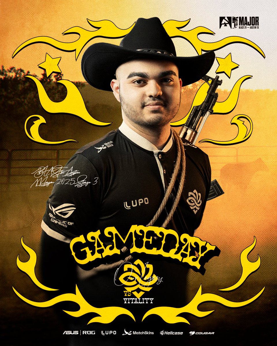 Vocês estão prontos? 🇧🇷
Vamos estrear no Stage 3 e contamos com todos vocês! 

🆚 Vitality
⏰ 12:00
🖥️ twitch.tv/legacytvbrasil l blast.tv/live/

#OurLegacy #LegacyCS #BLASTtvMAJOR
