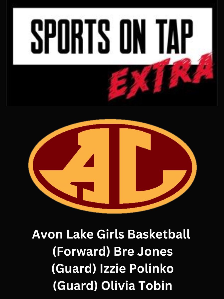 Sports On Tap (@sotpodcast) on Twitter photo SOT Extra: Tonight we talked with Avon Lake Girls Basketball Program.
24-6 Record
First Final Four Appearance since 1994
State Runner-Up
Interview will be posted on our website and YouTube Channel
<a href="/AvonLakeSports/">Avon Lake Athletics</a> <a href="/ShoregalsBBall/">Shoregals Basketball</a> <a href="/IsabellaPolinko/">Izzie Polinko</a> <a href="/olivia_tobin15/">Olivia Tobin</a> <a href="/Bre_Jones8/">Bre Jones</a> SOT Extra: Tonight we talked with Avon Lake Girls Basketball Program.
24-6 Record
First Final Four Appearance since 1994
State Runner-Up
Interview will be posted on our website and YouTube Channel
<a href="/AvonLakeSports/">Avon Lake Athletics</a> <a href="/ShoregalsBBall/">Shoregals Basketball</a> <a href="/IsabellaPolinko/">Izzie Polinko</a> <a href="/olivia_tobin15/">Olivia Tobin</a> <a href="/Bre_Jones8/">Bre Jones</a>