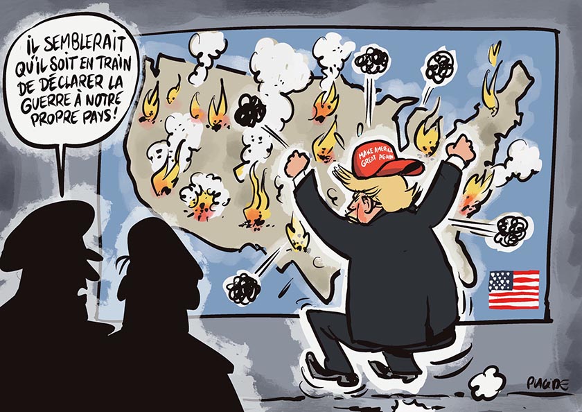 PlacideActu's tweet image. Immigration : l’affrontement avec Trump se durcit à Los Angeles et gagne d’autres villes démocrates
