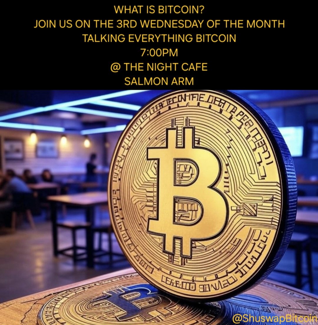 ShuswapBitcoin🇨🇦 (@shuswapbitcoin) on Twitter photo Next Wednesday - June 18th - 7:00 PM
Join us for a great conversation!
Learning and discussing Bitcoin
ALSO Giving away a ticket to <a href="/learningbtc_ca/">Learning Bitcoin</a> in Vancouver August 16-17th!!!!
You have to be there to win it Next Wednesday - June 18th - 7:00 PM
Join us for a great conversation!
Learning and discussing Bitcoin
ALSO Giving away a ticket to <a href="/learningbtc_ca/">Learning Bitcoin</a> in Vancouver August 16-17th!!!!
You have to be there to win it