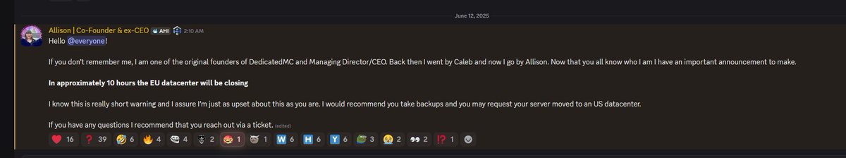 More information to be had on the Discord. Be advised.