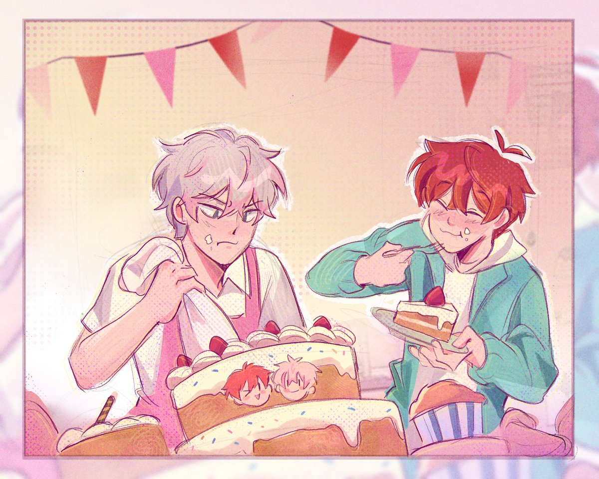 mariaeh_art's tweet image. Dibujito que hice en shinga para los gemelos más preciosos 🥳🎂
#Happy_BDay_Saeran
#Happy_BDay_707