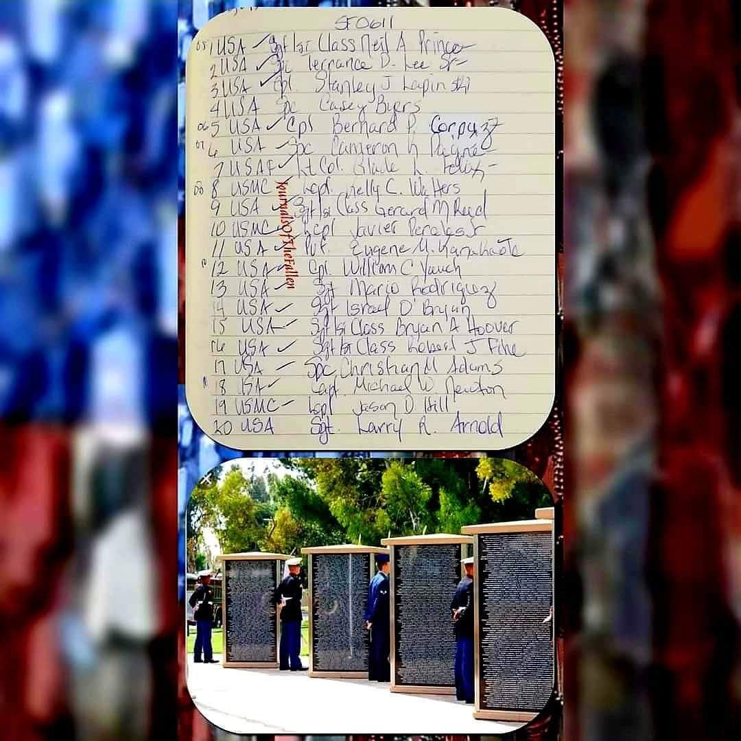 Patriots let us Honor the Fallen that gave their all on this day June 11th during the Global War On Terror . 
May they all Rest in Peace!
SemperFidelis,
ECasas 
#V1P70
#JOTF4460
#neverforgotten7050 #USA #USMC #USAF #JournalsOfTheFallenFortyFourThousand 
#TheNamesofTodaysFallen